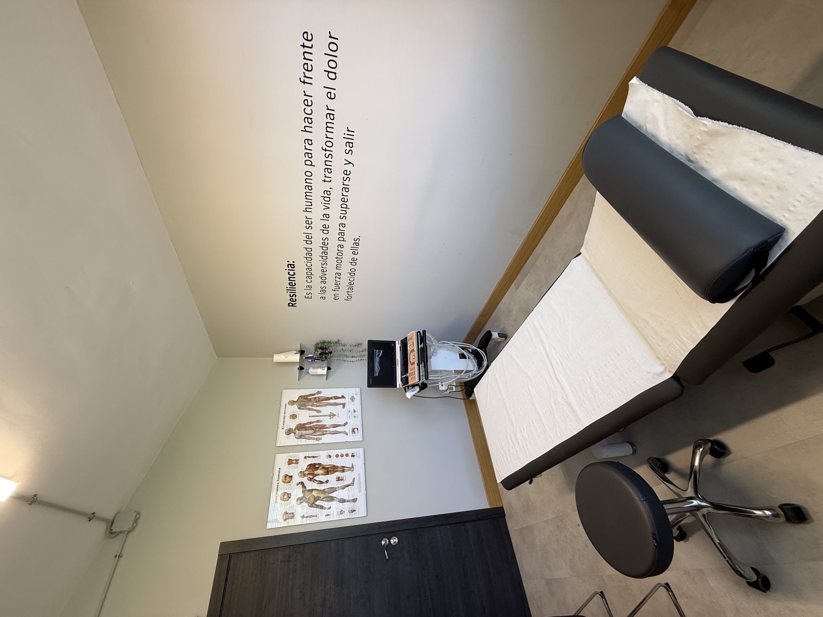Sala de tratamiento de fisioterapia